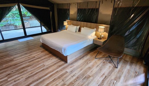 Tienda básica, 1 habitación, no fumadores, baño privado (Safari, 2 pax)