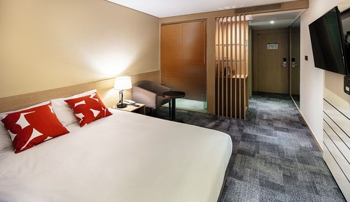 Habitación estándar, 1 cama doble, vistas a la ciudad