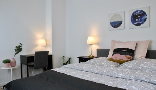Apartamento, baño privado, vistas al jardín