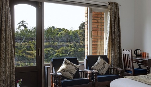 Habitación Deluxe doble, 1 cama doble, no fumadores, vistas al jardín
