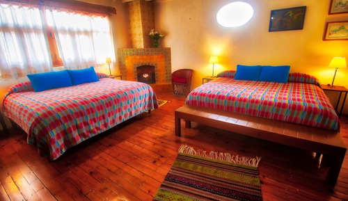 Habitación cuádruple Deluxe, varias camas, no fumadores, vistas al patio (Artista)