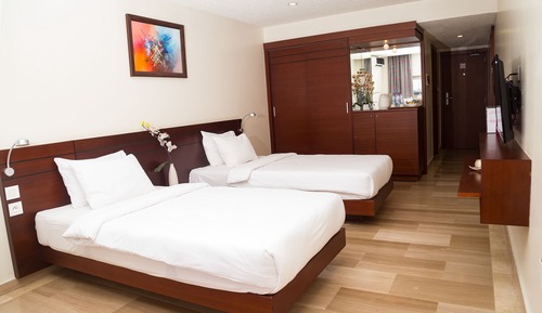 Habitación Deluxe con 2 camas individuales, varias camas, no fumadores
