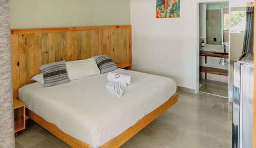 Standard room with pool view, 1 king bed.