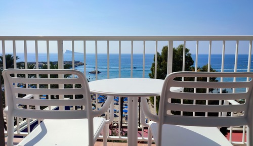 Habitación superior, vistas al mar, en una planta alta