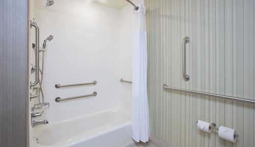 Habitación, 1 cama de matrimonio grande con sofá cama (Mobility Accessible, Roll-In Shower)