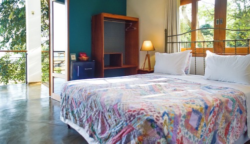 Habitación Premier doble, 1 cama de matrimonio, patio