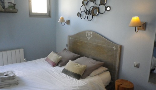 Habitación doble, 1 cama de matrimonio, vistas al jardín (La Chouette)