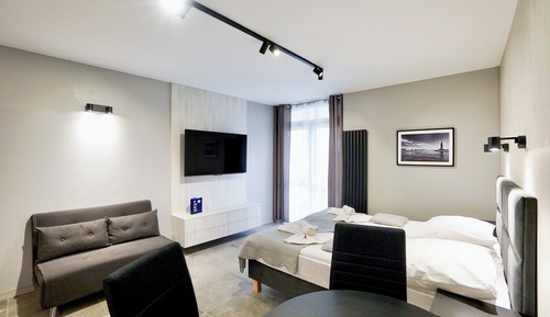 Suite estudio estándar, 1 cama doble con sofá cama