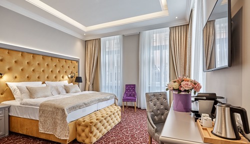 Suite junior, 1 cama de matrimonio grande, vistas a la ciudad