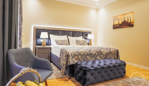 Habitación Deluxe doble, 1 cama de matrimonio grande, vistas a la ciudad