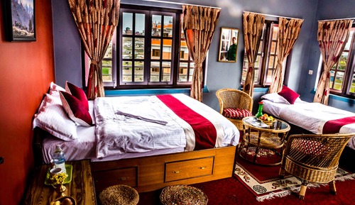 Habitación estándar doble, 1 cama doble, vistas al jardín