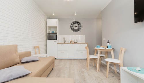Apartamento Deluxe, 1 cama de matrimonio con sofá cama, vistas al patio