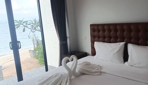 Villa familiar, cocina, frente a la playa