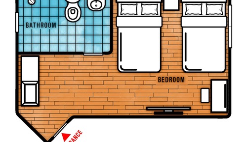 Habitación cuádruple básica