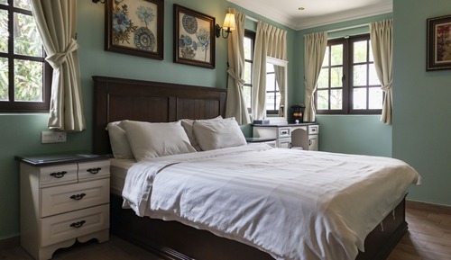 Habitación Deluxe doble, balcón, vistas al jardín