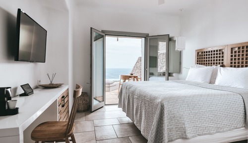 Suite junior, piscina privada, vistas al mar