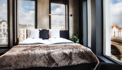 Habitación Deluxe, 1 cama de matrimonio, vistas a la ciudad