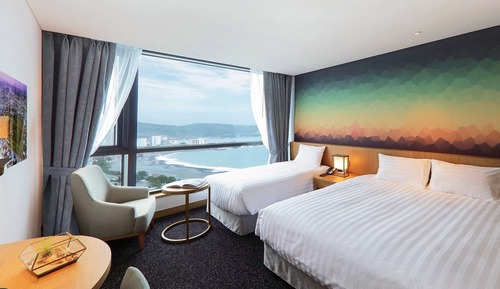 Privilege, Suite superior, 1 cama de matrimonio grande con sofá cama, vistas al mar