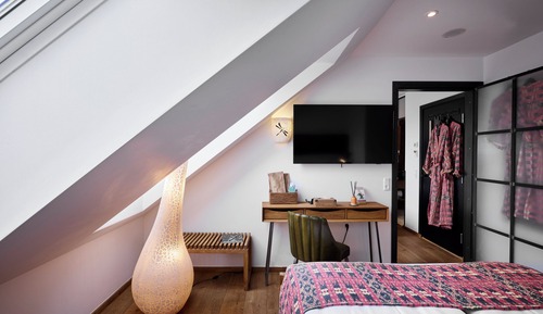 Habitación familiar, 2 camas de matrimonio, no fumadores, Servicio de limpieza (Ski)