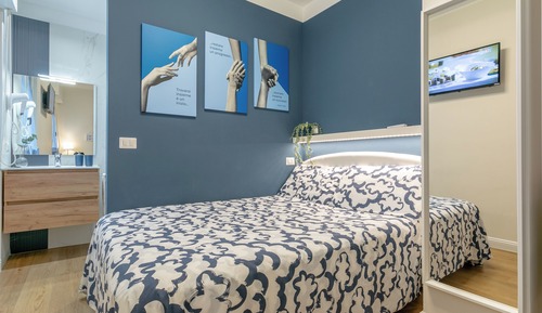 Habitación Confort doble, 1 cama de matrimonio, no fumadores, baño privado