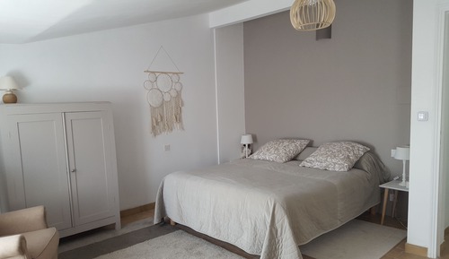 Habitación cuádruple Deluxe, varias camas, vistas a la montaña