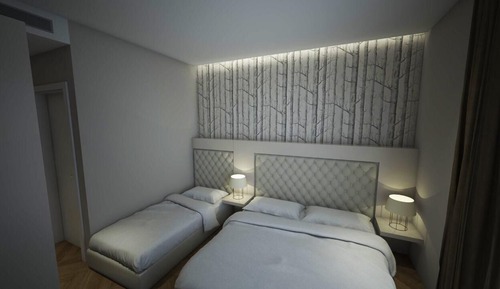 Habitación triple, balcón