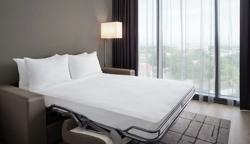 Habitación, 1 cama de matrimonio grande con sofá cama