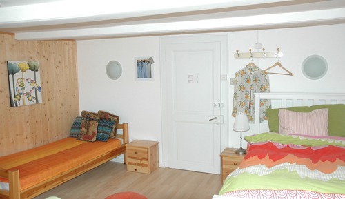 Habitación, varias camas, baño compartido (5 Person)