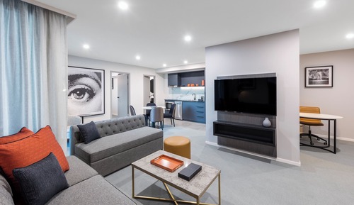 Apartamento de lujo, 1 cama de matrimonio, no fumadores, cocina básica