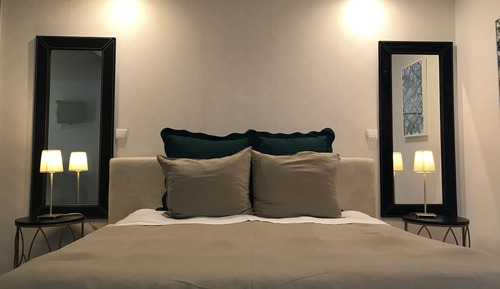 Habitación doble, vistas a la piscina