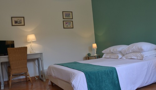 Habitación clásica doble, baño privado, vistas al jardín