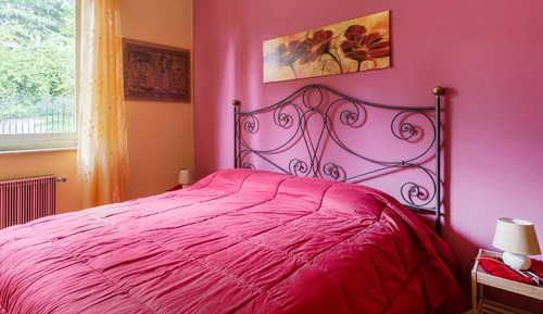 Habitación romántica, vistas a la montaña (Red Room)