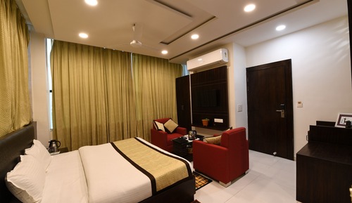 Habitación familiar, 2 camas dobles, accesible para personas con discapacidad