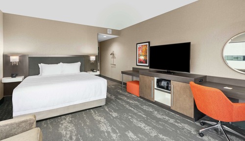 Habitación, 1 cama de matrimonio grande con sofá cama, vistas a la ciudad