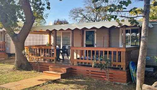 Casa móvil Confort, 2 habitaciones, vistas al parque