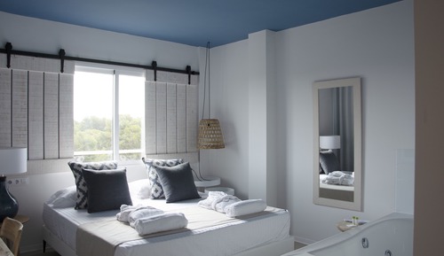 Habitación Deluxe doble, bañera de hidromasaje