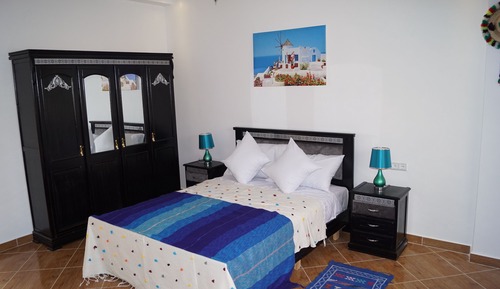 Habitación clásica doble, 1 cama doble, vistas al jardín (Tangeroise)