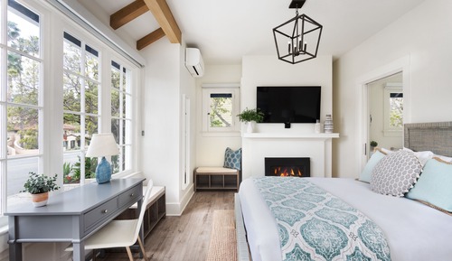 Habitación estándar, 1 cama de matrimonio, accesible para personas con discapacidad, chimenea