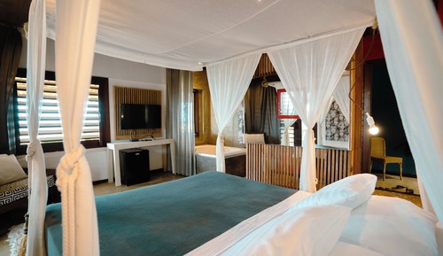 Habitación Deluxe, bañera de hidromasaje, vistas al mar