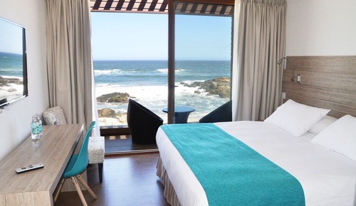 Habitación doble superior, 1 cama de matrimonio grande, no fumadores, vistas a la playa