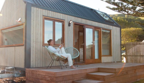 Cabaña Deluxe, 1 cama de matrimonio, vistas a la playa