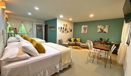 Habitación cuádruple de lujo