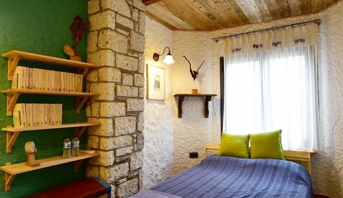 Habitación económica doble, 1 cama doble, vistas al jardín