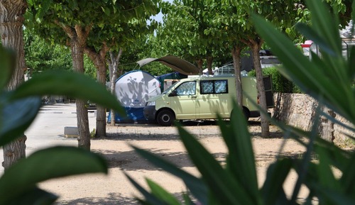 Parcela de camping. No se facilita tienda, sólo parcela