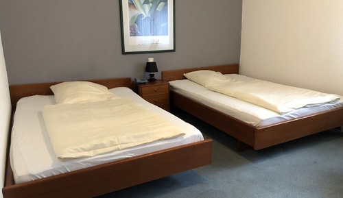 Habitación superior con 1 cama doble o 2 individuales, baño privado
