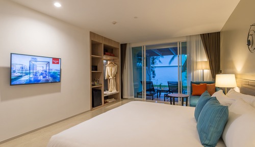 Habitación Deluxe, 2 camas dobles, terraza (Premium Deluxe Pool)