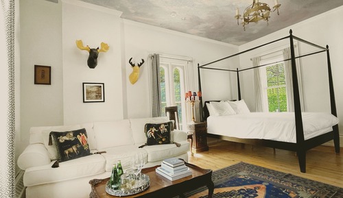 Habitación Signature, 1 cama de matrimonio con sofá cama, no fumadores, vistas al jardín