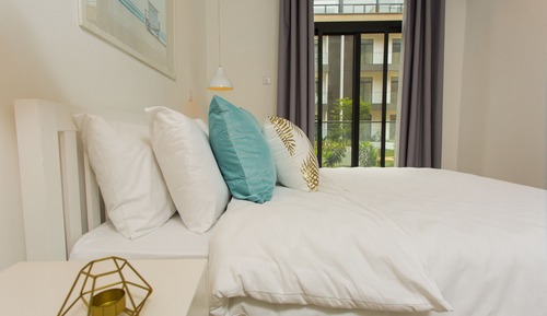 Apartamento ejecutivo, 2 habitaciones, balcón, planta ejecutiva