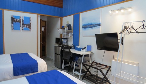Habitación estándar, 2 camas dobles, accesible para personas con discapacidad, no fumadores