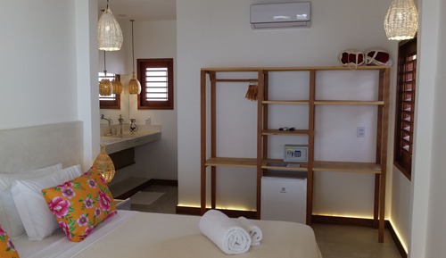 Habitación doble, 1 cama de matrimonio grande, en la zona del jardín